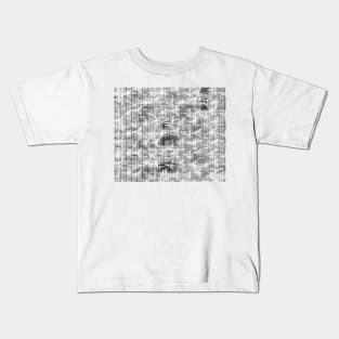 Elegant, modern pattern, silver stars and block for any occasion Kids T-Shirt